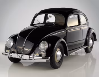 1951 Volkswagen 1100 Deluxe 2-door Sunroof Sedan (Type 1) '01–12.1951