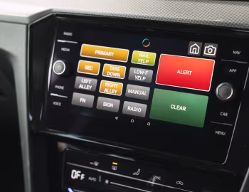 Interior Volkswagen Passat Alltrack Police Pursuit Show Car (B8) '2023