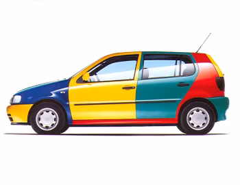 Volkswagen Polo "Harlekin" [EU-spec] (Typ 6N) '08.1995–03.1997