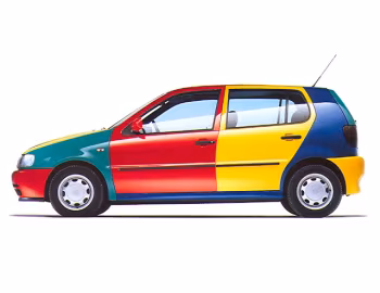 Volkswagen Polo "Harlekin" [EU-spec] (Typ 6N) '08.1995–03.1997