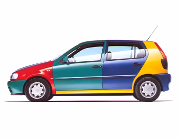 Volkswagen Polo "Harlekin" [EU-spec] (Typ 6N) '08.1995–03.1997