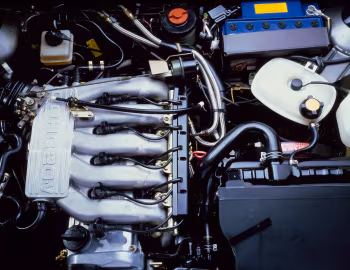 Bajo el capó Volkswagen Santana "Autobahn" DOHC [Japan] '1987–89
