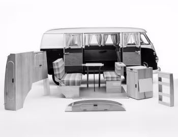 Interior Volkswagen Typ 2 Camper (2212 / T1) '03.1963–08.1966