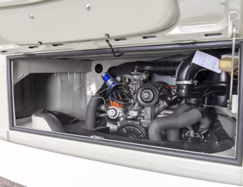 Sous la capuche 1973 Volkswagen Typ 2 Single Cab Pickup [Italy] (T2 / 26) '1972–73