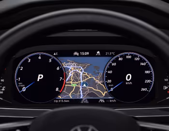 Tableau de bord Volkswagen Tiguan Allspace "Monochrome" [Australia] '2023–pr.