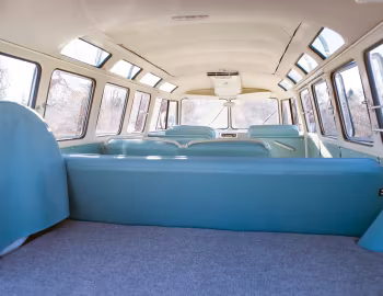 Intérieur 1967 Volkswagen Type 2 Deluxe Samba Microbus [US-spec] (2512 #7068668) '12.1966
