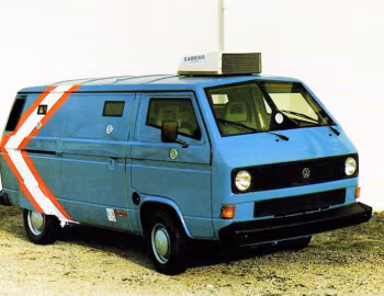 Volkswagen Typ 2 Transporter Turbo Diesel Trouillet transport de fonds [France] (T3) '1984–????