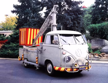 Volkswagen Typ 2 Pritschenwagen mit Hebebühne Ruthmann-Steiger Typ V 60 (261 / T1) '1962
