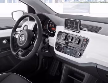 Interior Volkswagen white up! 3-door [EU-spec] (Typ AA) '12.2011–10.2014
