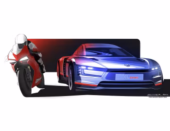 Boceto Volkswagen XL Sport Concept '10.2014