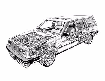 1983–88 Volvo 760 GLE Kombi [North America] '1982–88