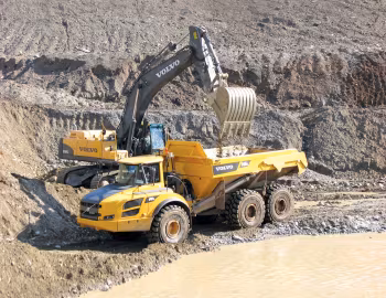 Volvo EC460C L, Volvo A40F FS