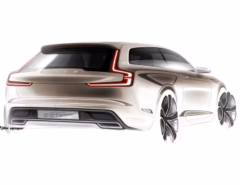 Croquis Volvo Concept Estate '03.2014