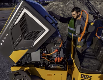 Sous la capuche Volvo DD25 Electric '2024–pr.