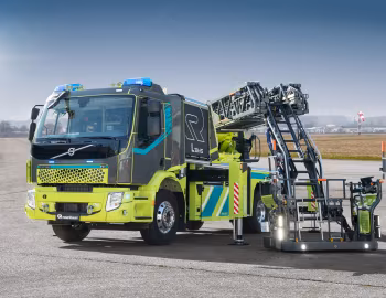 Volvo FE Electric Feuerwehr-Drehleiter Rosenbauer DLAK 23/12 Typ L 32A XS 3.2 '2022