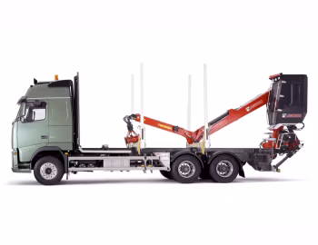 Volvo FH16 550 6×4 rigid Globetrotter cab Timber Truck with Jonsered 1020 crane '2003–08