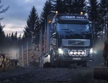 Volvo FH16 600 6×4 rigid Globetrotter cab Timber Truck '2009–12