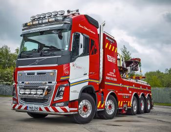 Volvo FH16 750 I-Shift 10×4 rigid Globetrotter XL cab recovery vehicle [UK-spec] '2019