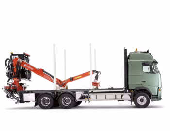 Volvo FH16 550 6×4 rigid Globetrotter cab Timber Truck with Jonsered 1020 crane '2003–08