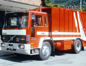 Volvo FL614 4×2 Norba Refuse Truck '1989–90