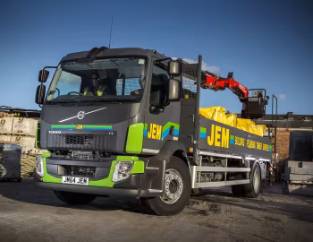 Volvo FL 250 4×2 rigid Day cab with Fassi 110b.0.22 crane [UK-spec] '2013–н.ч.