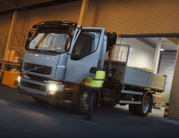 Volvo FL 280 4×2 rigid Comfort cab with HIAB XS crane '2006–13