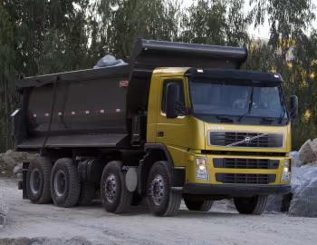 Volvo FM 8×4 rigid Day cab with Rossetti tipper body '2005–10