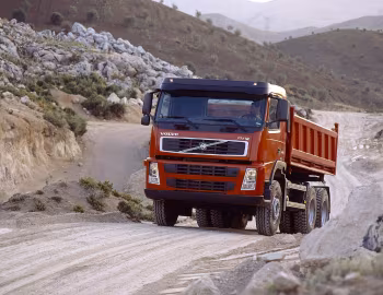 Volvo FM12 420 6×4 rigid Day cab with tipper body '2001–05