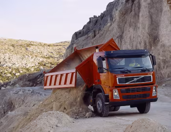Volvo FM12 420 6×4 rigid Day cab with tipper body '2001–05