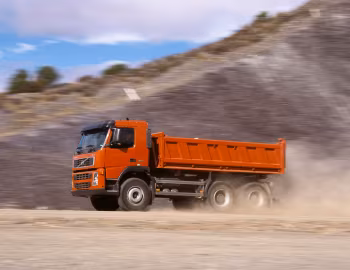 Volvo FM12 420 6×4 rigid Day cab with tipper body '2001–05