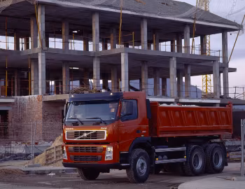 Volvo FM12 420 6×4 rigid Day cab with tipper body '2001–05