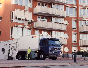 Volvo FM7 290 6×2 rigid Day cab Norba refuse collector '1998–2002