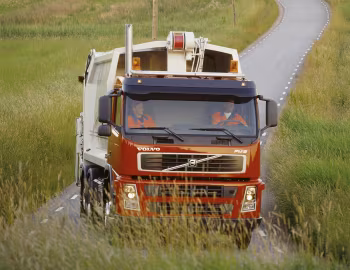Volvo FM9 340 6×2 rigid Day cab refuse truck '2001–05