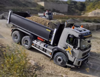 Volvo FMX 370 6×4 rigid Day cab with Marrel tipper body '2009–13
