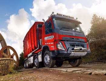 Volvo FMX 420 8×4 rigid Day cab with hooklift system [UK-spec] '2022
