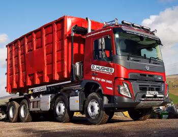 Volvo FMX 420 8×4 rigid Day cab with hooklift system [UK-spec] '2022