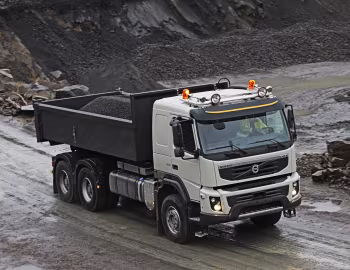 Volvo FMX 450 6×6 rigid Sleeper cab with tipper body '2009–13