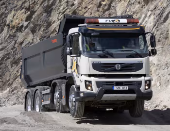 Volvo FMX 450 8×4 rigid Day cab with Zetterbergs tipper body '2009–13