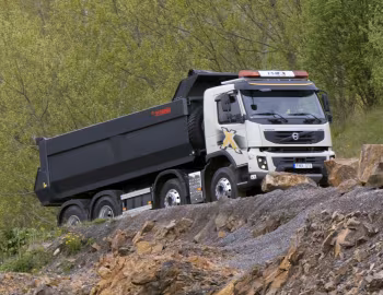 Volvo FMX 450 8×4 rigid Day cab with Zetterbergs tipper body '2009–13