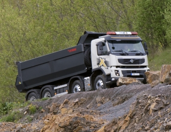 Volvo FMX 460 6×6 rigid Day cab with tipper body '2009–13