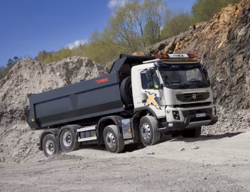 Volvo FMX 450 8×4 rigid Day cab with Zetterbergs tipper body '2009–13