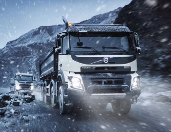 Volvo FMX 500 8×4 rigid Day cab with Meiller tipper body '2013–pr.