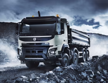 Volvo FMX 500 8×4 rigid Day cab with Meiller tipper body '2013–pr.