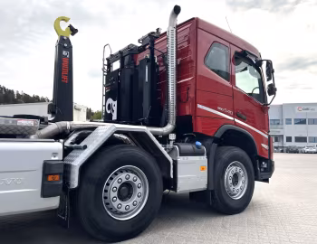 Volvo FMX 540 8×4*4 rigid Sleeper cab with HIAB Multilift hooklift system '2020–pr.
