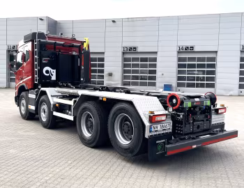 Volvo FMX 540 8×4*4 rigid Sleeper cab with HIAB Multilift hooklift system '2020–pr.