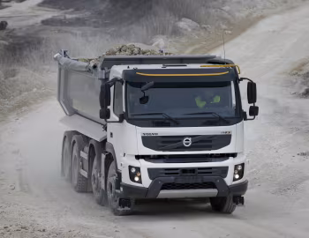 Volvo FMX 8×4 rigid Day cab with tipper body '2009–13