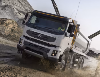 Volvo FMX 8×4 rigid Day cab with tipper body '2009–13