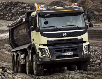 Volvo FMX 460 8×4 rigid Day cab with tipper body '2013–pr.