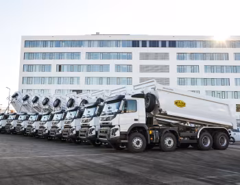 Volvo FMX 460 8×4 rigid Day cab with Meiller body '2013–pr.