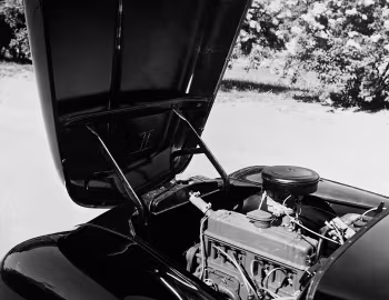 Sous la capuche Volvo PV444 A '1944–50